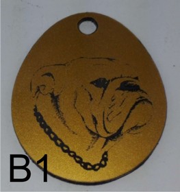 Bulldogge verschiedene Motive (B1 bis B7)
